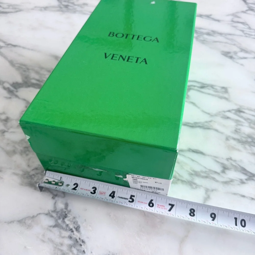 Bottega Veneta Green Glossy Shoe Box Replacement Empty Storage Box
